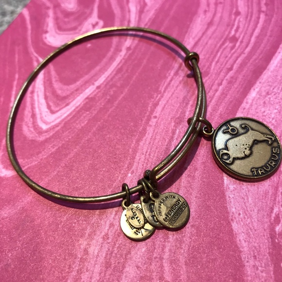 Alex and Ani Taurus Bangle Bracelet - Gold - Picture 5 of 5
